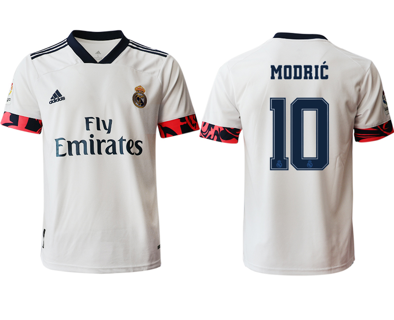 Men 2020-2021 club Real Madrid home aaa version #10 white Soccer Jerseys2